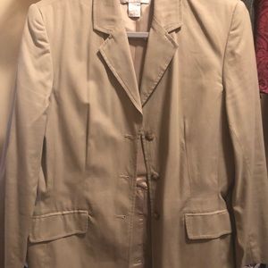 Tan blazer size 10 womens